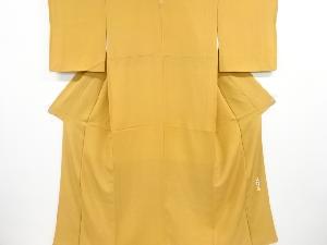 鷲津芳雄作　のり散らし模様一つ紋小紋着物